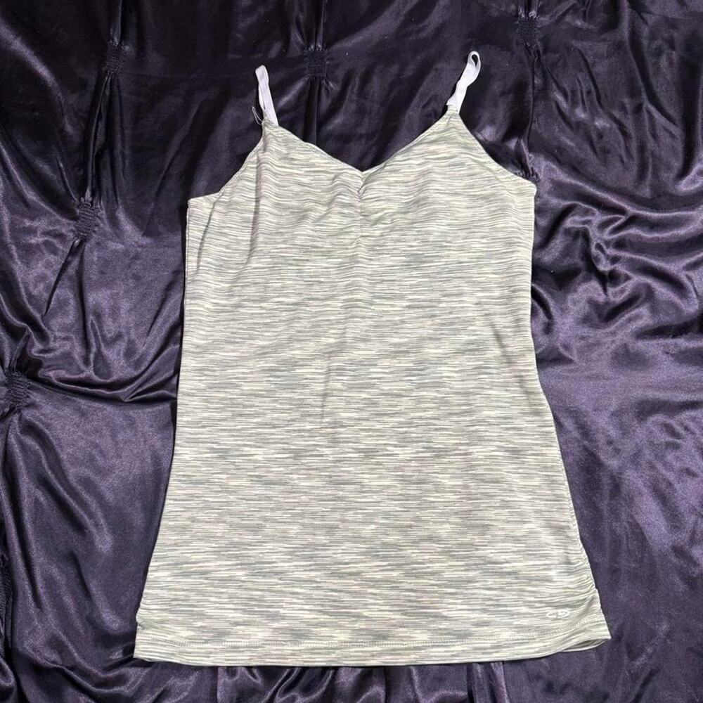 Champion vintage heathered lime green